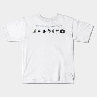 Summer print Kids T-Shirt